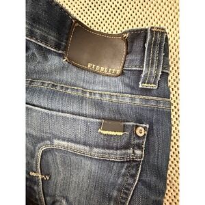 Fidelity Jeans Men Size 32 50-11 Relaxed Straight Leg 30" Actual Inseam Med Wash